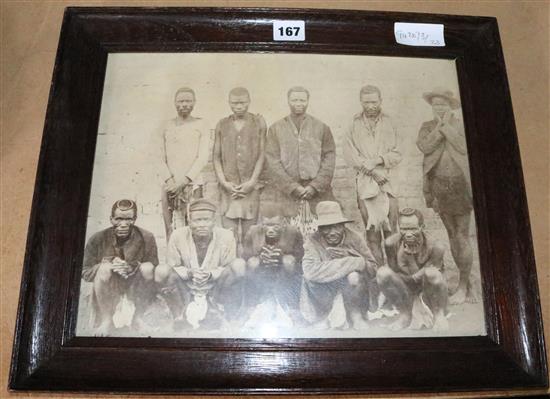 Matabel Rebellion leaders photograph 1896